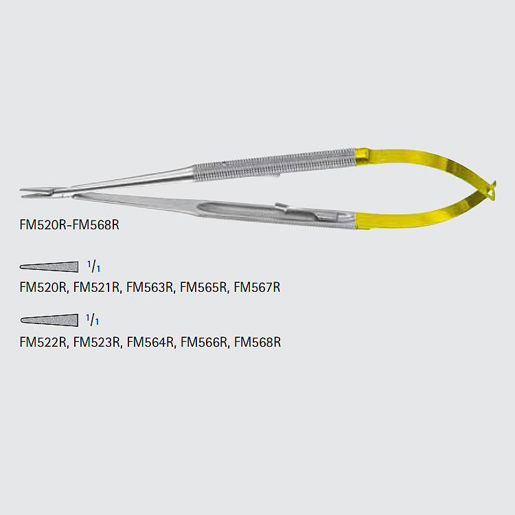 Dia Dust Micro Needle Holder, Round Handle W/ Catch – Metro International